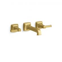 Kohler T26432-4-2MB - Riff® Wall-mount bathroom sink faucet trim, 1.2 gpm
