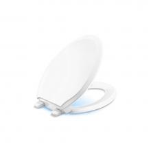 Kohler 24764-RL-0 - Rutledge® Nightlight ReadyLatch® Quiet-Close™ elongated toilet seat