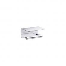 Kohler 29221-CP - Kumin™ Covered horizontal toilet paper holder