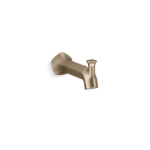Kohler 27023-BV - Occasion® Wall-mount bath spout with Straight design and diverter