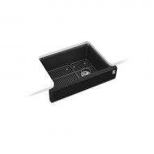 Kohler 25785-CM1 - Cairn® 29-3/4'' undermount single-bowl farmhouse kitchen sink with short apron