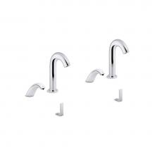 Kohler 181032-BB1-CP - Oblo™ Curve Touchless lavatory faucets and soap dispensers with Kinesis® sensor technology,
