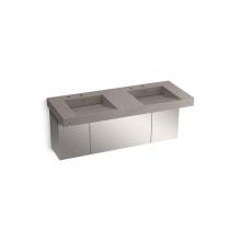 Kohler 81030-BSS-KCE - Constellation™ 60'' wall-mount basin lavatory system