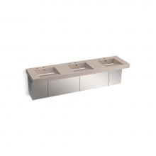 Kohler 81031-BSS-KCC - Constellation™ 90'' wall-mount basin lavatory system