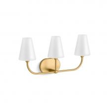 Kohler 32257-SC03-2GL - Kernen™ by Studio McGee Three-light sconce
