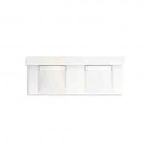 Kohler 81025-BPW-KCD - Constellation™ 60'' wall-mount basin lavatory system with backsplash