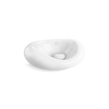 Kohler 32300-0 - Landshapes™ by Daniel Arsham 21-1/2'' oval vessel bathroom sink, no overflow