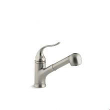 Kohler 15160-BN - Coralais® single-hole or three-hole kitchen sink faucet with pull-out matching color sprayhea