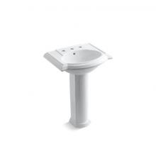 Kohler 2286-8-0 - Devonshire® 24-1/4'' rectangular pedestal bathroom sink