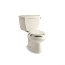 Kohler 3577-TR-47 - Wellworth® Classic Two-piece round-front 1.28 gpf toilet with right-hand trip lever and tank