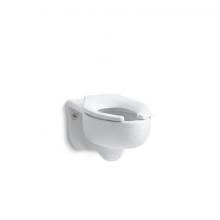 Kohler 4450-C-0 - Stratton™ Water-Guard® Wall-mount 3.5 gpf flushometer valve elongated blow-out toilet bowl