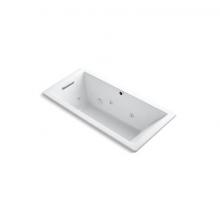 Kohler 1822-JH-0 - Underscore® 66'' x 32'' drop-in heated whirlpool bath