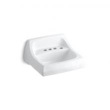 Kohler 2005-R-0 - Kingston™ 21-1/4'' x 18-1/8'' wall-mount/concealed arm carrier bathroom sink