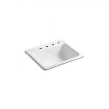 Kohler 5964-4-0 - Mayfield™ 25'' top-mount single-bowl kitchen sink