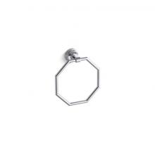 Kohler 13112-CP - Pinstripe® Towel ring