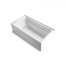 Kohler 1125-RAW-0 - Archer® 72'' x 36'' alcove bath with Bask® heated surface, alcove, r