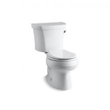 Kohler 3947-RA-0 - Wellworth® Two-piece round-front toilet, 1.28 gpf