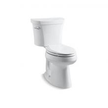 Kohler 3949-T-0 - Highline® Two-piece elongated toilet, 1.28 gpf