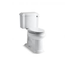 Kohler 3837-RA-0 - Devonshire® Two-piece elongated toilet, 1.28 gpf