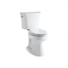 Kohler 3989-0 - Highline® Two-piece elongated toilet, dual-flush