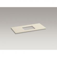 Kohler 5458-S34 - Solid/Expressions® 49'' vanity-top with single Verticyl® rectangular cutout
