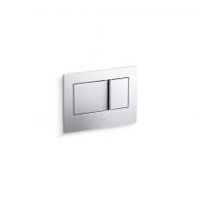 Kohler 8857-CP - Bevel® Flush actuator plate for 2''x4'' in-wall tank and carrier system