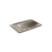Kohler 77716-SSP - Shagreen Carillon® 21-1/4'' rectangular drop-in bathroom sink, no overflow