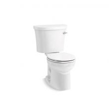 Kohler 25097-TR-0 - Kingston™ Two-piece round-front toilet, 1.28 gpf