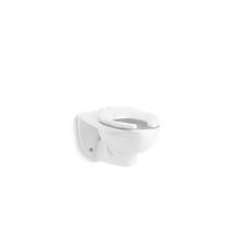 Kohler 84325-0 - Kingston™ Ultra Wall-mount top spud flushometer bowl
