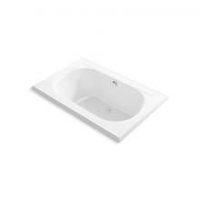 Kohler 1170-GHW-0 - Memoirs® 66'' x 42'' drop-in Heated BubbleMassage™ air bath with Bask&#
