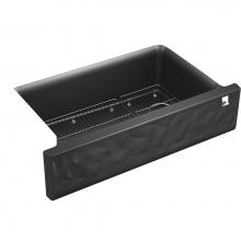 Kohler 29825-CM7 - Cairn® 34'' undermount single-bowl farmhouse kitchen sink with faceted design