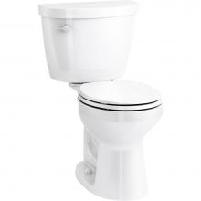 Kohler 31644-0 - Cimarron® ContinuousClean ST two-piece round-front toilet, 1.28 gpf
