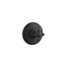 Kohler T72769-3-BL - Artifacts® MasterShower® temperature control valve trim with cross handle