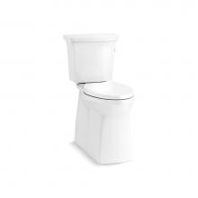 Kohler 33813-0 - Corbelle® Tall two-piece elongated toilet with skirted trapway, 1.28 gpf