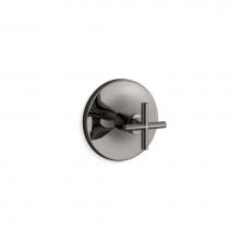 Kohler T14488-3-TT - Purist® MasterShower® temperature control valve trim with cross handle