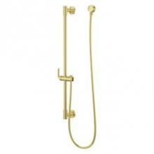 Pfister HSK-40SHWBG - Modern Round 30 in. Slide Bar with 60 in. Hose in Brushed Gold