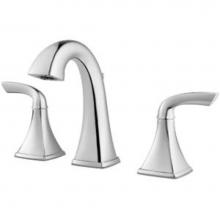 Pfister LG49-BS0C - Bronson 2-Handle 8'' Widespread Bathroom Faucet in Polished Chrome