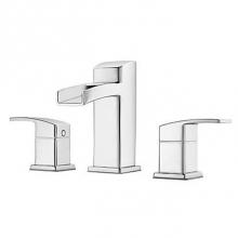 Pfister LG49-DF0C - Kenzo 2-Handle 8'' Widespread Bathroom Faucet in Polished Chrome