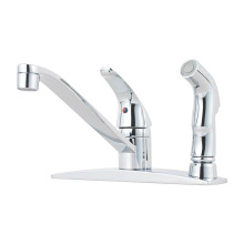 Pfister G134-3444 - Pfirst Series 1-Handle Kitchen Faucet with Side Spray in Polished Chrome