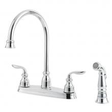 Pfister GT36-4CBC - GT36-4CBC - Chrome - Two Handle Kitchen Faucet