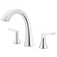 Pfister RT6-5WRC - Weller 2-Handle Roman Tub Trim in Polished Chrome