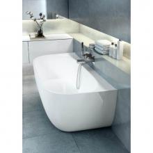 Victoria And Albert TU-21-PC - Wall mounted bath mixer with handheld shower attachment. Polished