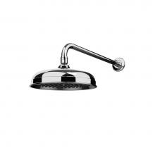 Victoria And Albert STA-41-PC - Wall mounted fixed shower head and arm. Polished
