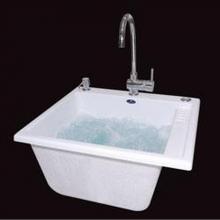 Neptune 51.1066.400.10 - ECO acrylic laundry basin, White