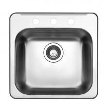 Blanco Canada 401011 - Horizon 1.0 -Drop In, 3 Hole Deck, 7''