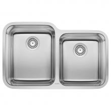 Blanco Canada 401026 - Stellar 32'' 60/40 Double Bowl Undermount Stainless Steel Kitchen Sink