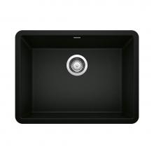 Blanco Canada 402654 - Precis SILGRANIT 24'' Single Bowl Undermount Kitchen Sink - Coal Black