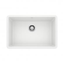 Blanco Canada 401894 - Precis SILGRANIT 27'' Single Bowl Undermount Kitchen Sink - White