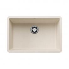 Blanco Canada 402880 - Precis SILGRANIT 27'' Single Bowl Undermount Kitchen Sink - Soft White