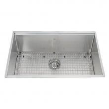 Kindred Canada KCS30/10-10A - Kindred Collection 28.5-in LR x 18.5-in FB Dualmount Single Bowl Stainless Steel Kitchen Sink